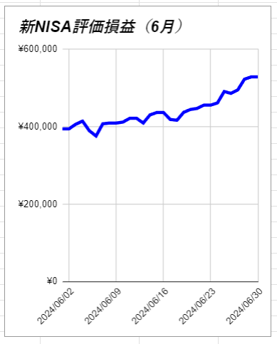 6月新NISA評価損益