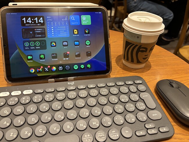 iPadmini6+キーボード+マウス