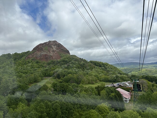 ロープウェイからの昭和新山