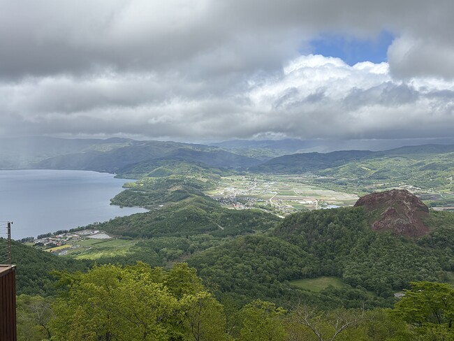 洞爺湖と昭和新山