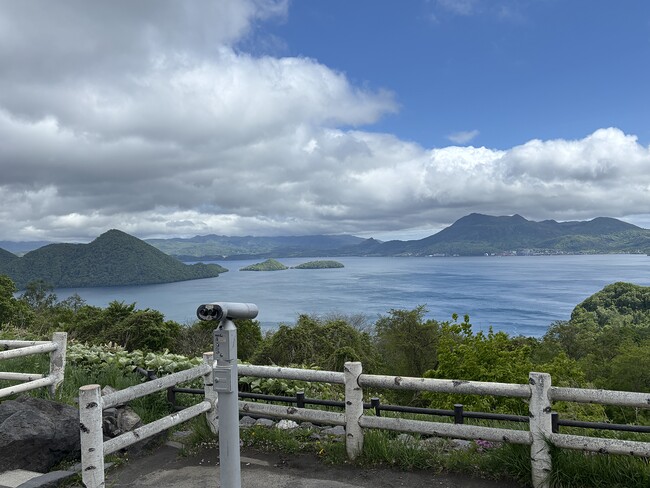 サイロ展望台からの洞爺湖