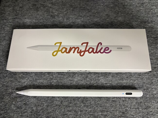 JAMJAKE iPad ペンシル アップルペンシル 2018年~2025年 iPad対応 タッチペン 超高感度 極細 スタイラスペン