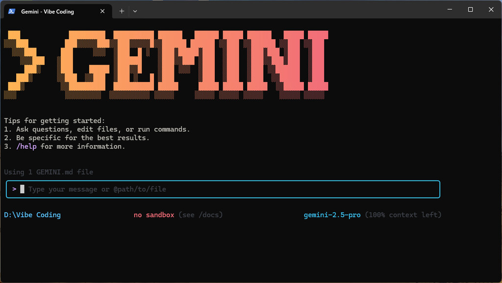 Gemini CLI