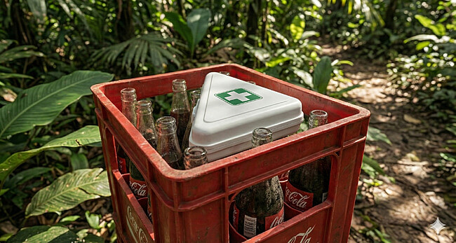 コカ・コーラの瓶はは命を救う