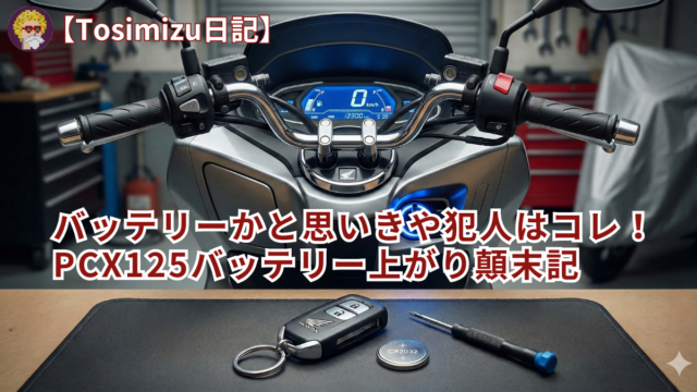 202505【Tosimizu日記】PCX125バッテリー上がり顛末記