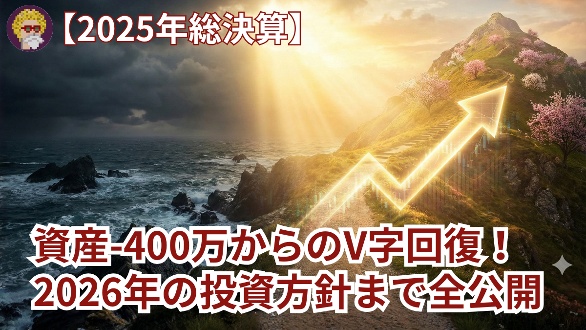 【2025年総決算】マイナス400万からの大逆転！(1200 x 675 px)