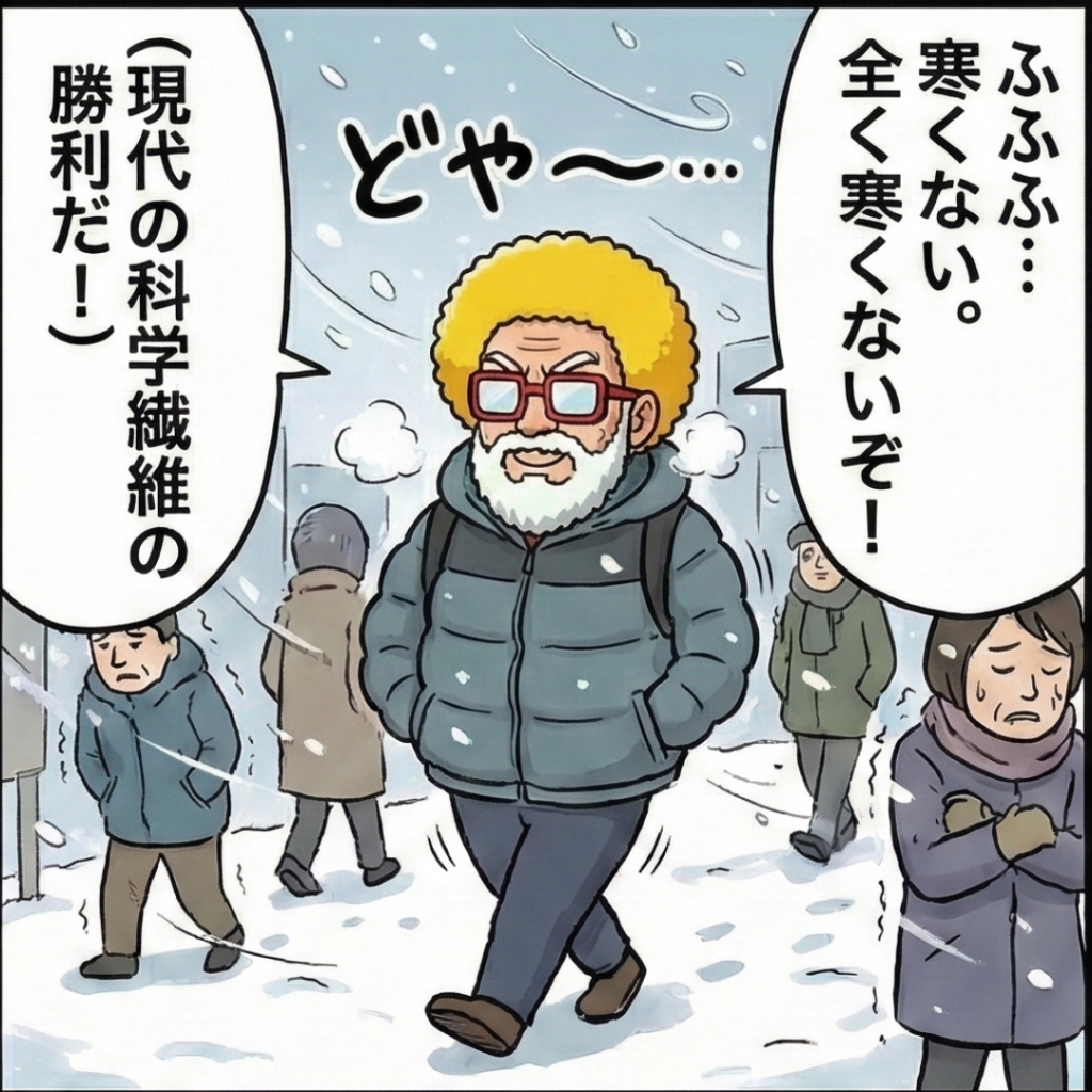 全く寒くないぞ！