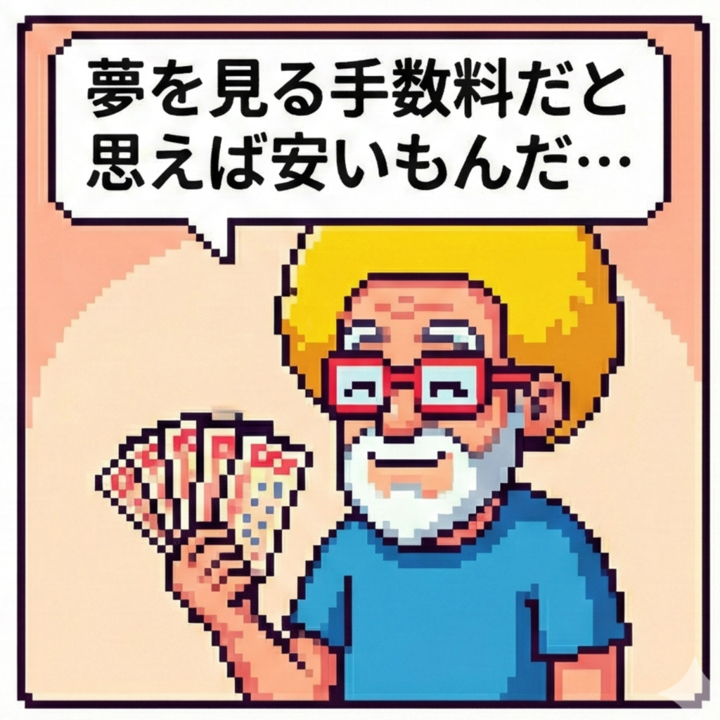 夢を買うと思えば…