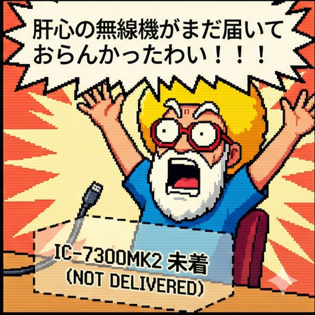 肝心の無線機が…