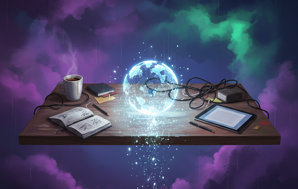 思考の「瞬間蒸発」:作業机からこぼれ落ちた情報