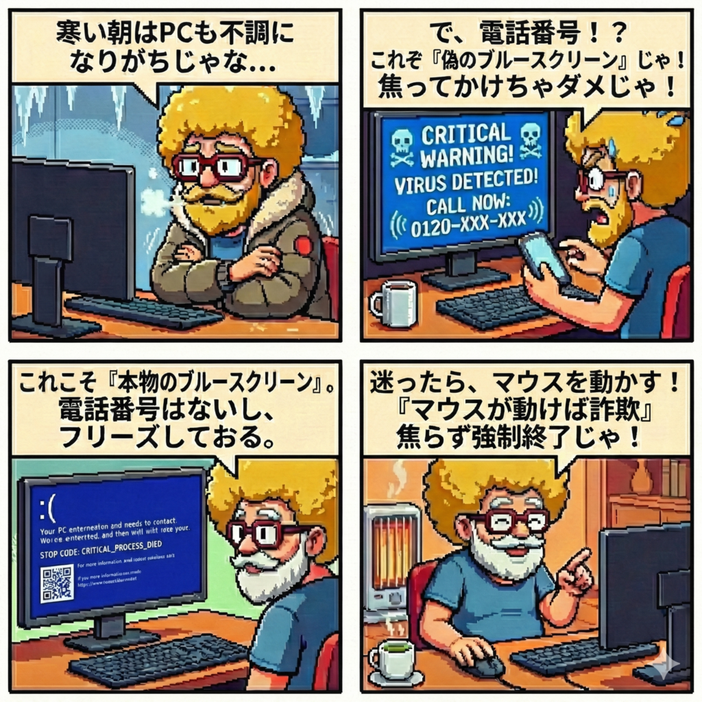 #018「偽ブルースクリーンに騙されるな！」