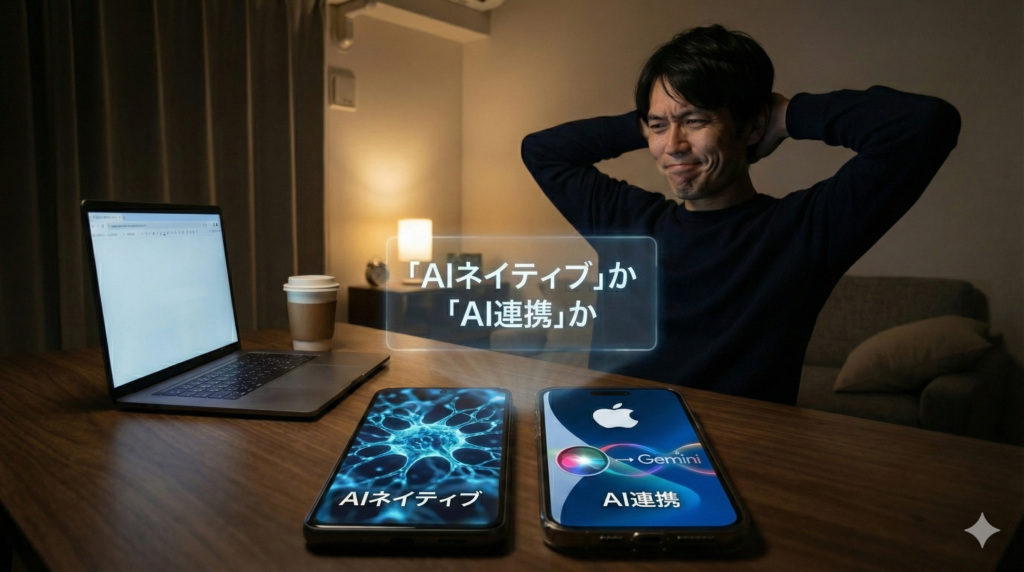 「AIネイティブ」か「AI連携」か
