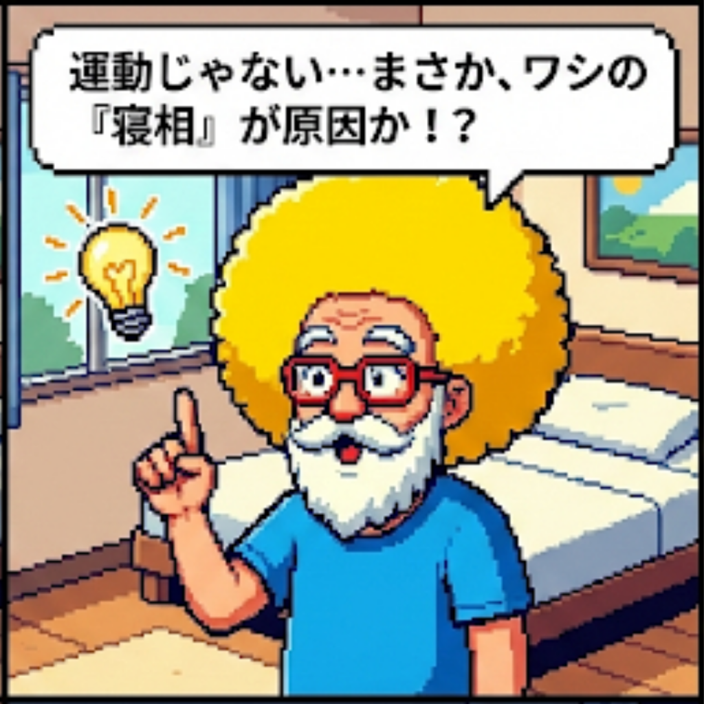 寝相が原因？‥