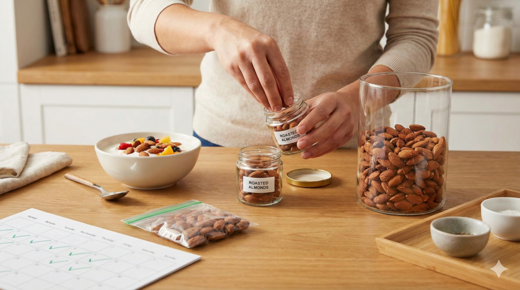 私流!アーモンドを賢く続ける工夫