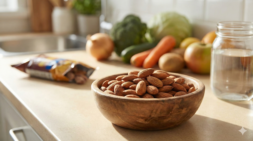 なぜお菓子の代わりに「素焼きアーモンド」なのか?