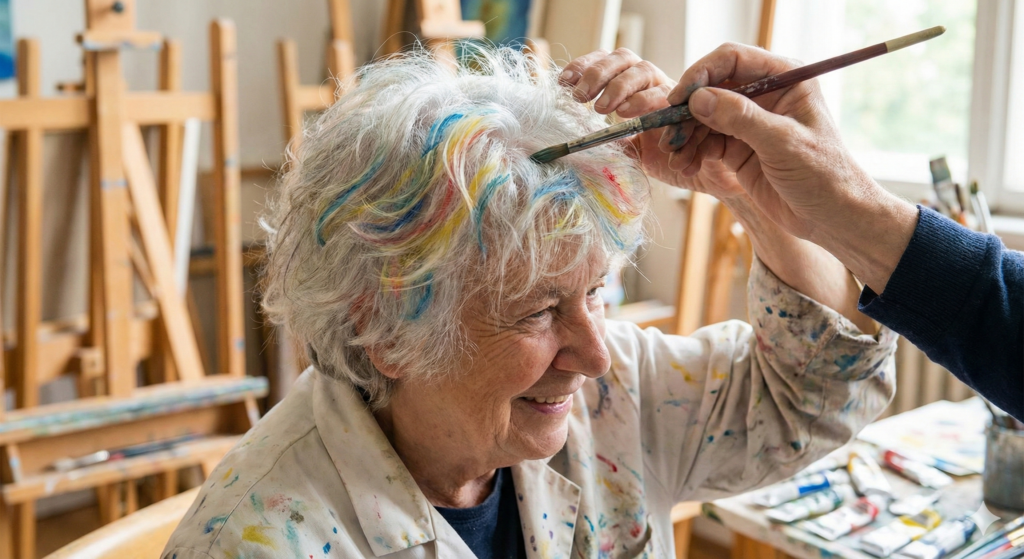 白髪は「最高のキャンバス」である
