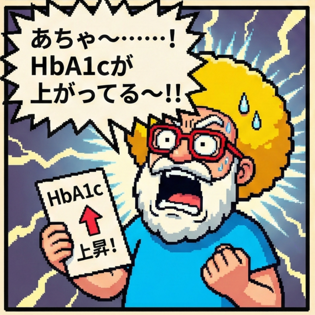 HbA1cが上がってる~