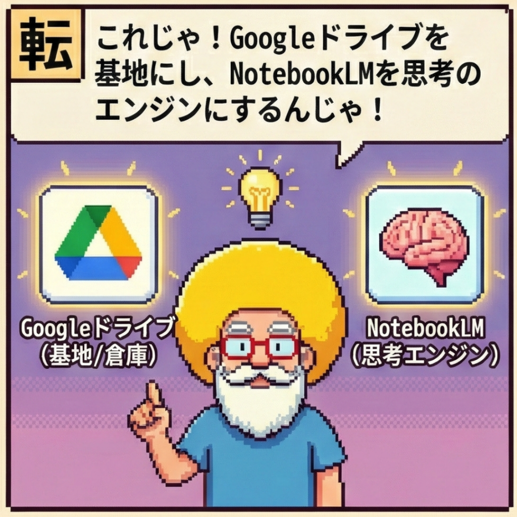 NotebookLMを思考の…