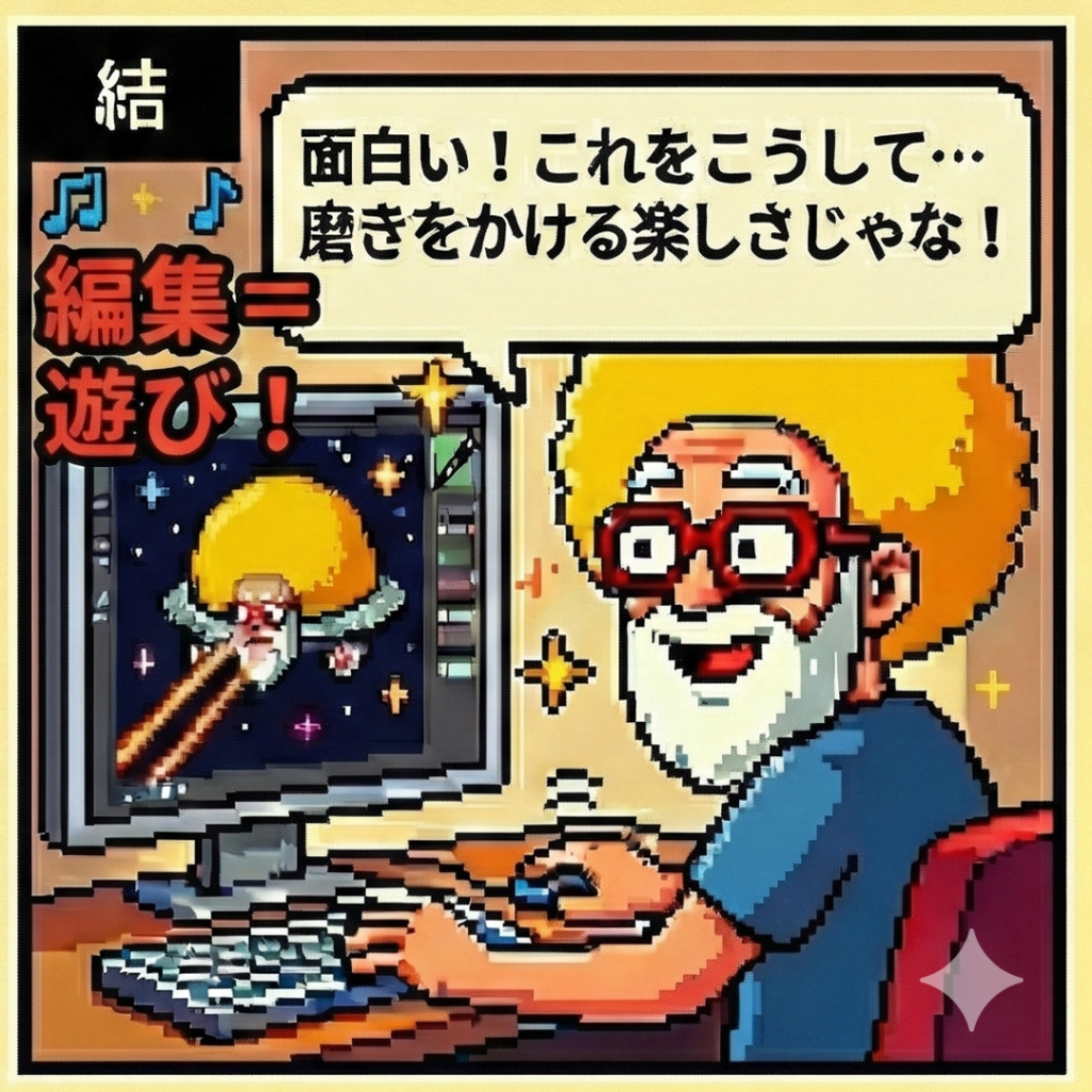 磨きをかける楽しさ‥