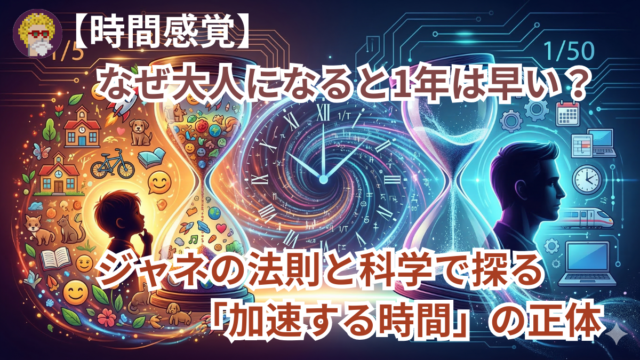 20260318【時間感覚】なぜ大人になると1年は早い？