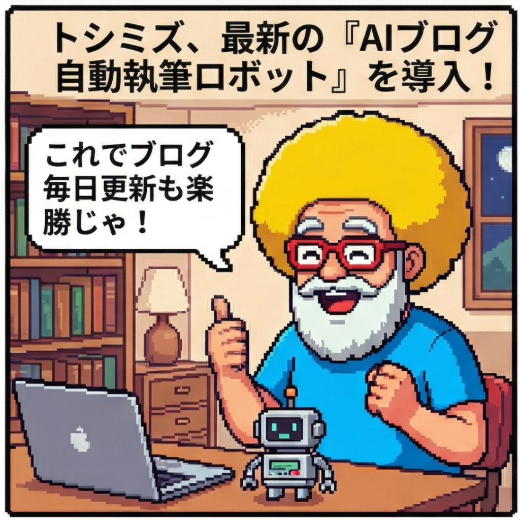 AIブログ自動執筆ロボット導入！