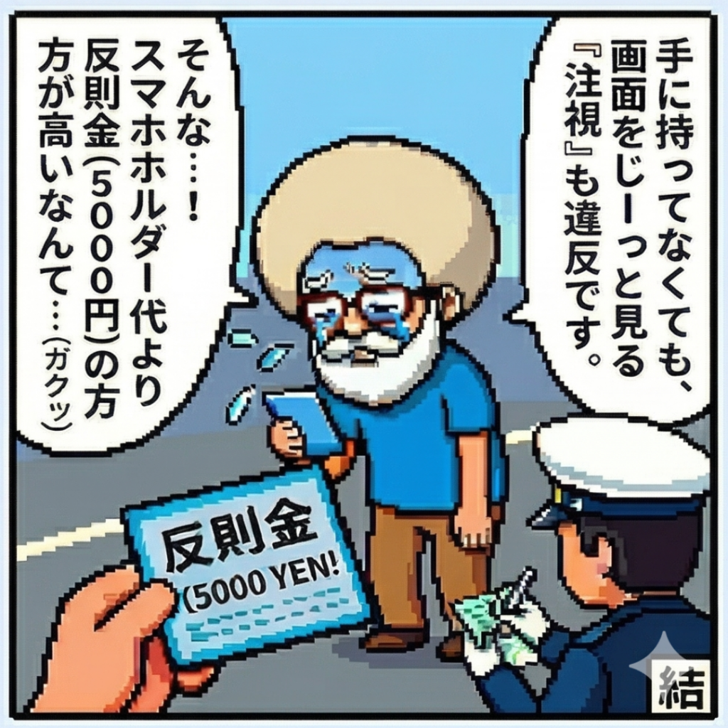 『注視』も違反！