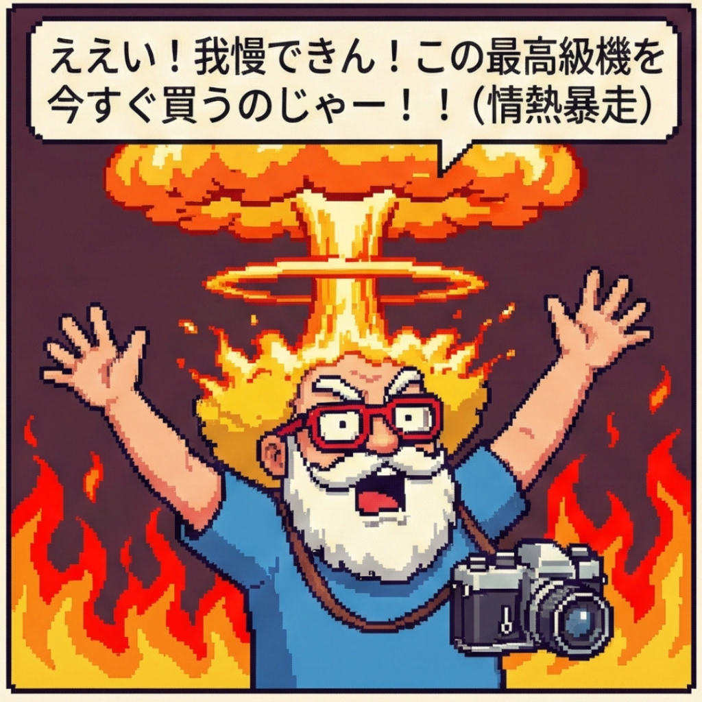 ええい！我慢できん！