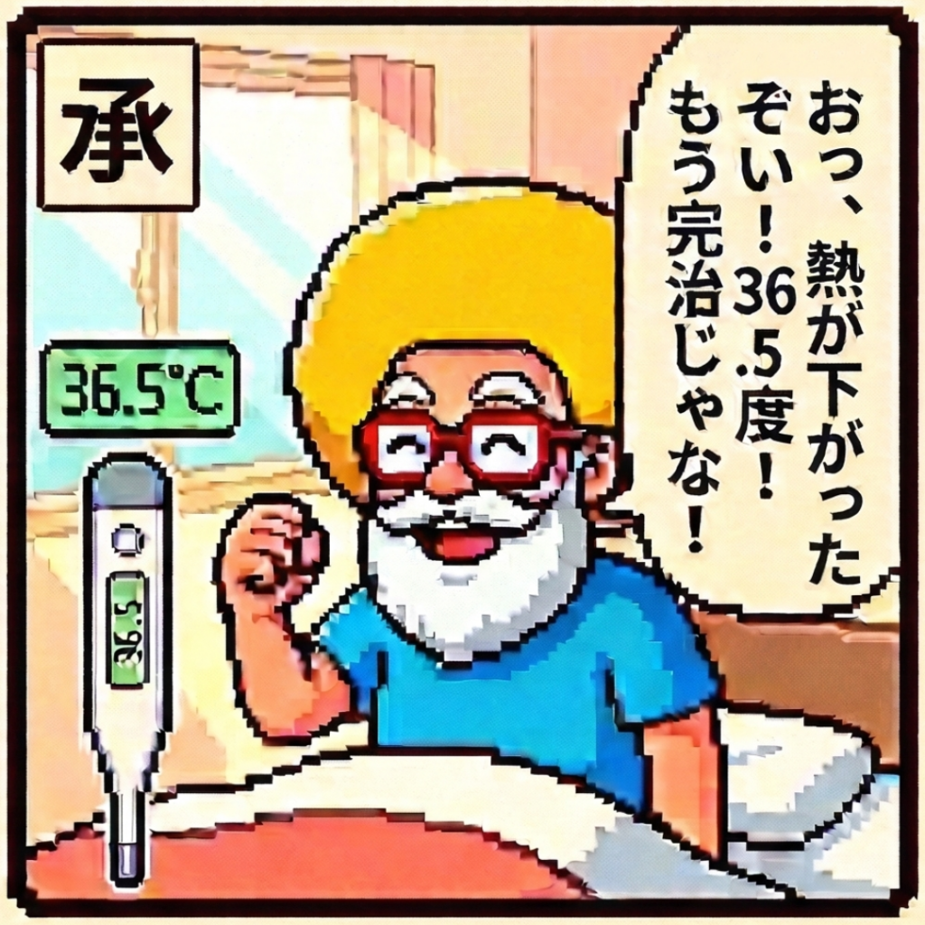 もう完治じゃな！