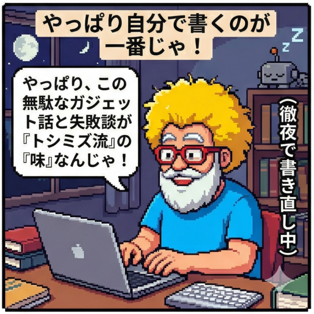 やっぱり自分で書くのが…