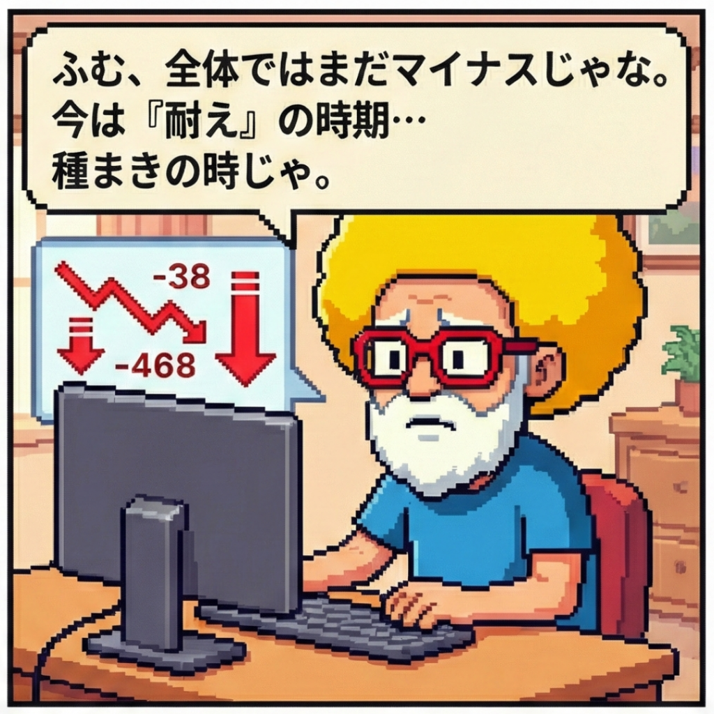 今は『耐え』の時期‥