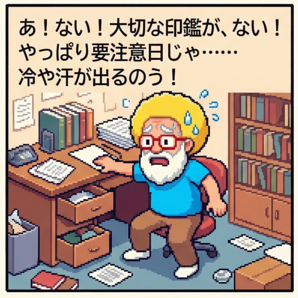 大切な印鑑がない！