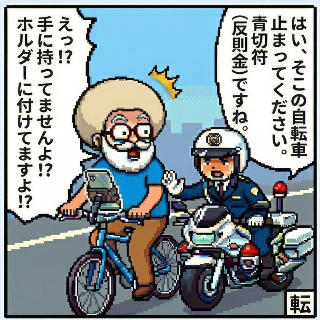 手に持ってませんよ！