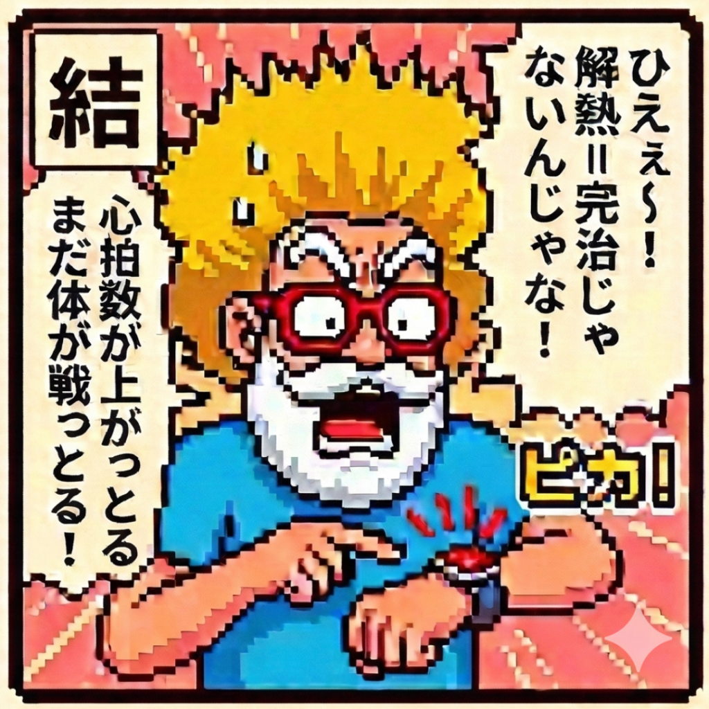 解熱＝完治じゃない！