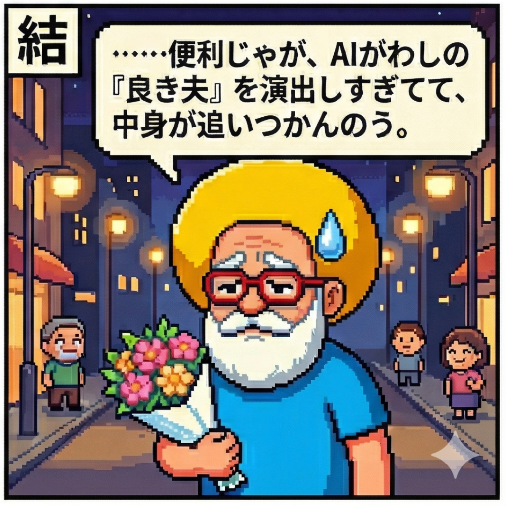 中身が追いつかんのう