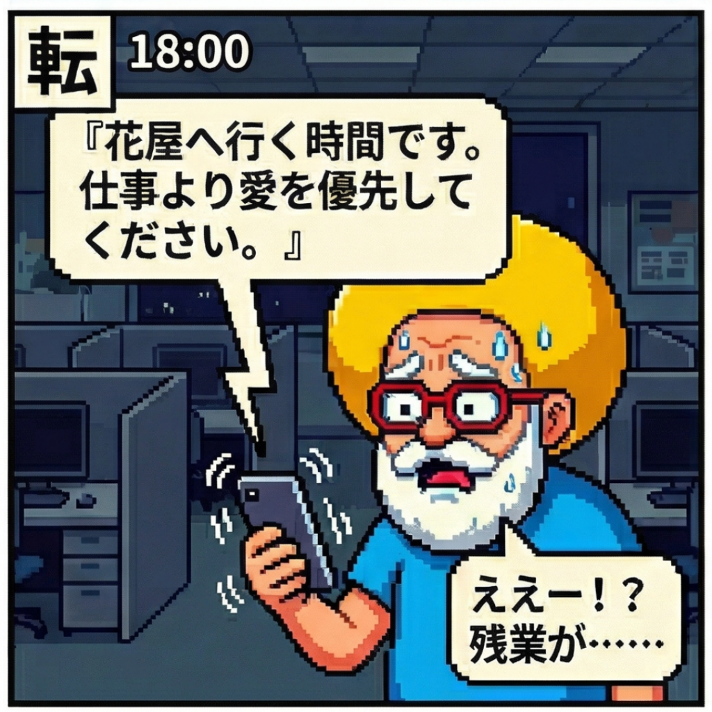 仕事より愛を優先して…