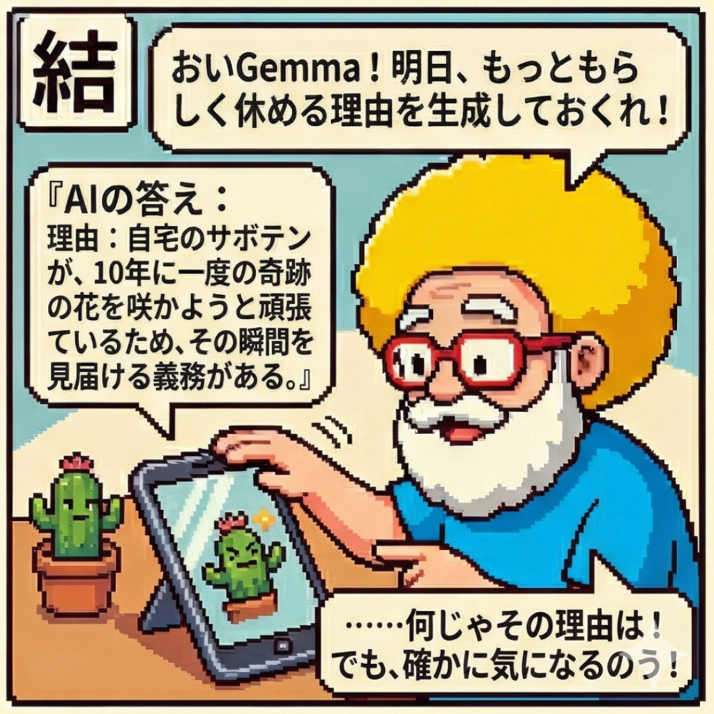 休める理由を生成しておくれ