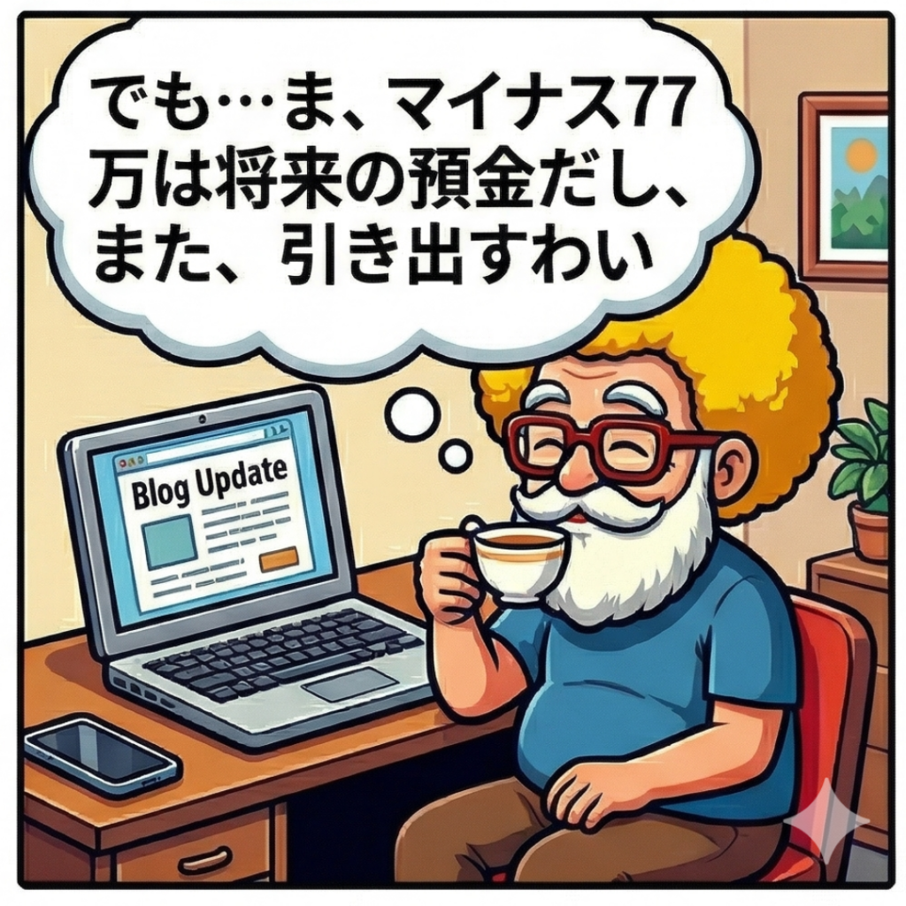 将来の預金だし…