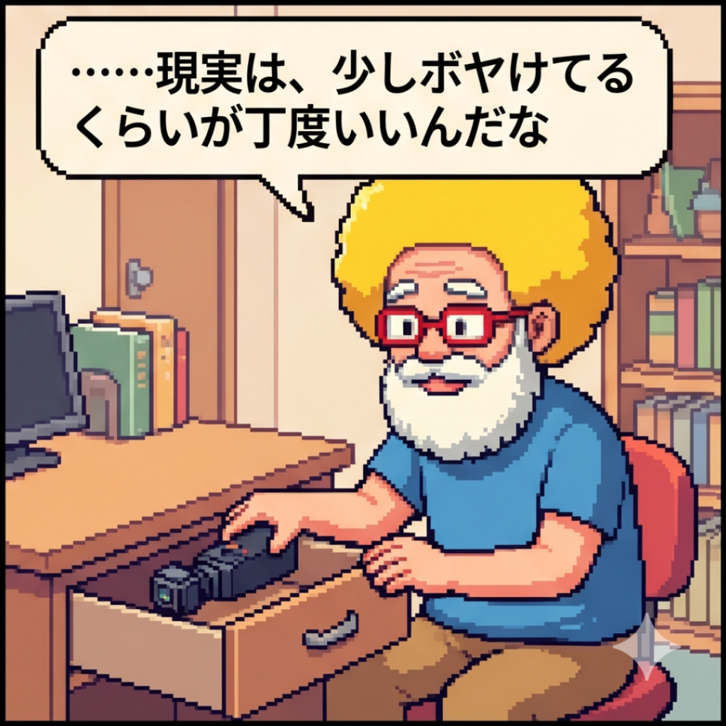 少しボヤけてるくらいが…