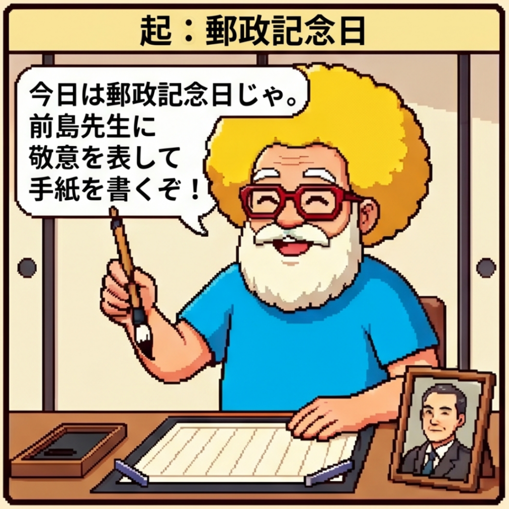 郵政記念日じゃ