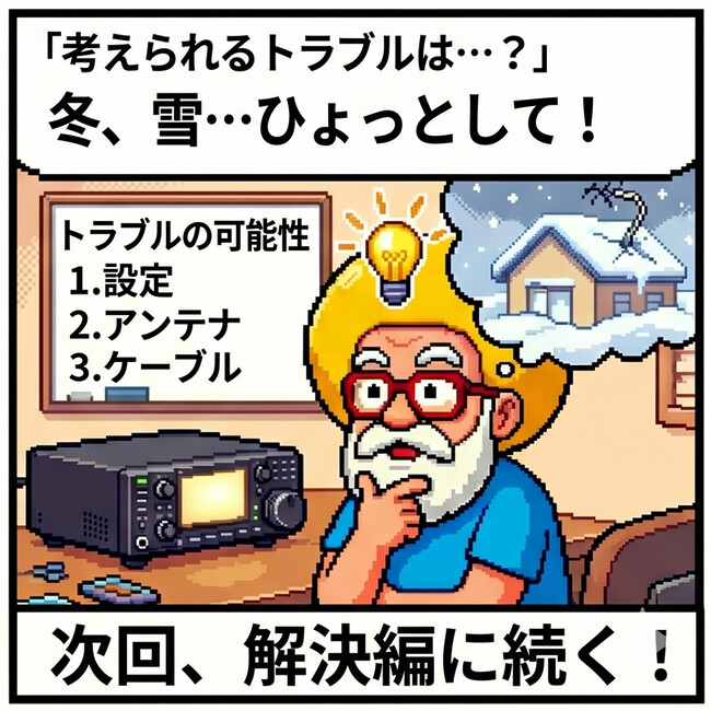 冬、雪…ひょっとして！
