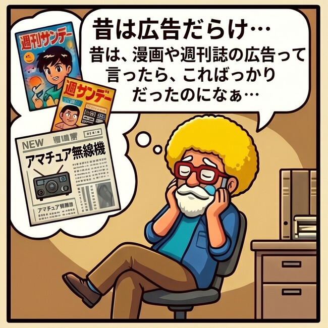 昔は広告だらけ…