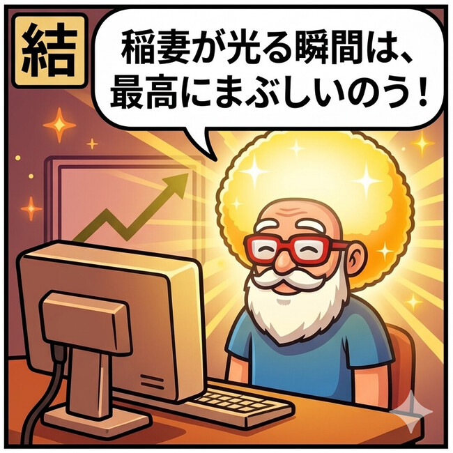 最高にまぶしいのう！