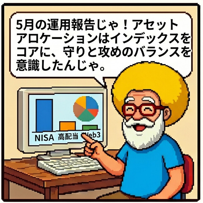 5月の運用報告じゃ！