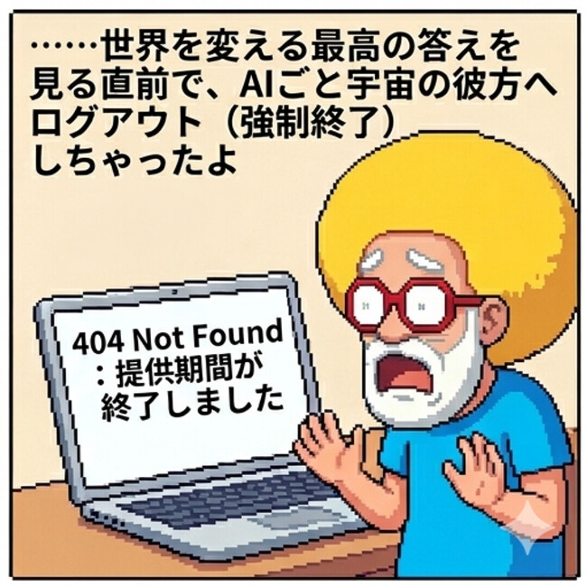 AIごと宇宙の彼方へ