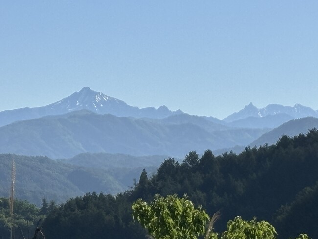 高山からの山並み