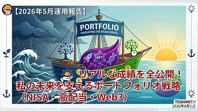【2026年5月運用報告】リアルな成績を全公開！私の未来を支えるポートフォリオ戦略【NISA・高配当・Web3】