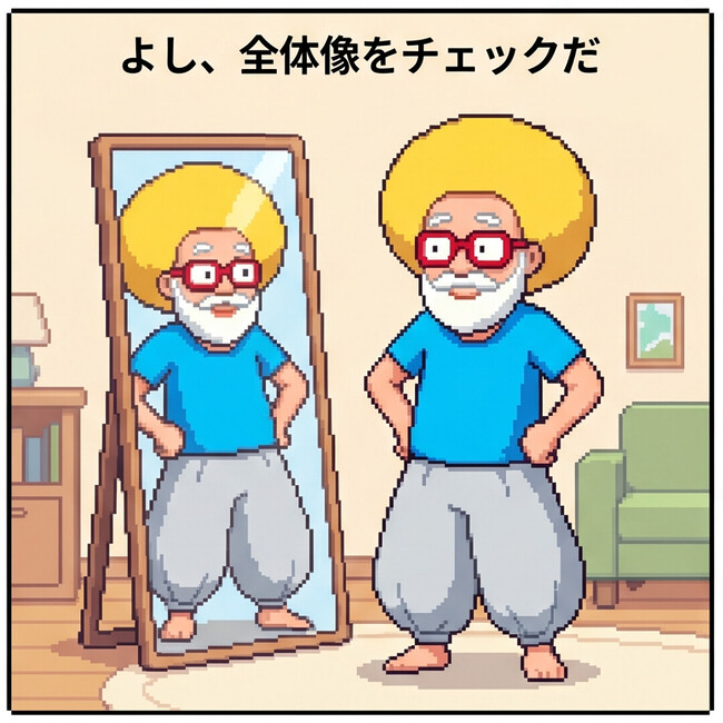 全体像をチェックだ