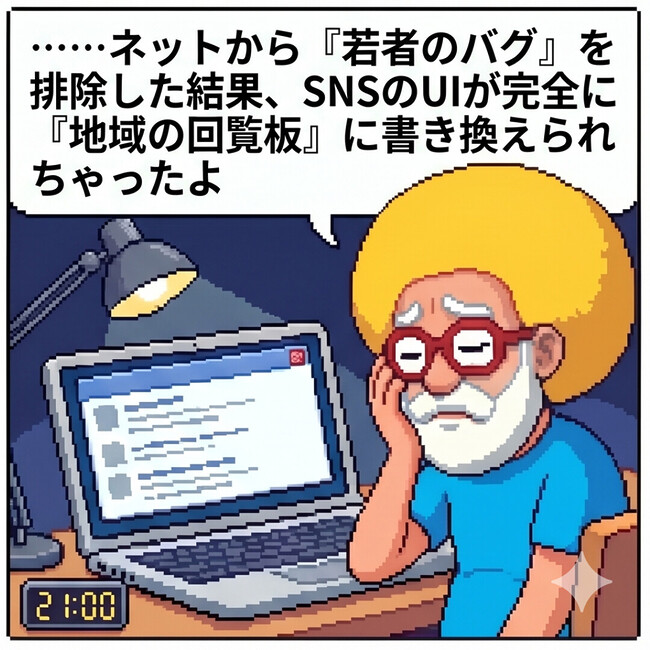地域の回覧板に‥