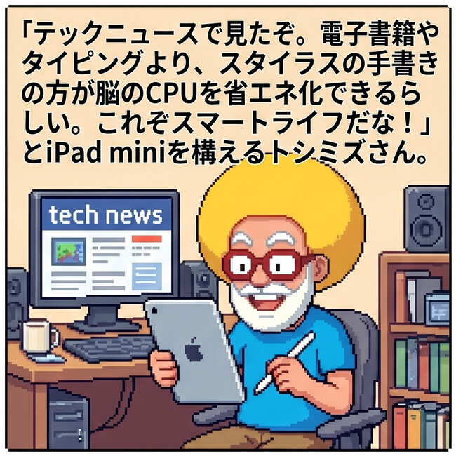 電子書籍やタイピングより‥