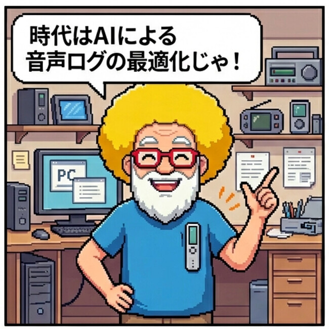 音声ログの最適化じゃ！